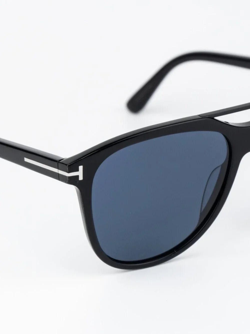 Tom Ford DAMIAN-02 Men Sunglasses Black Blue Pilot FT1098 01V NEW AUTHENTIC